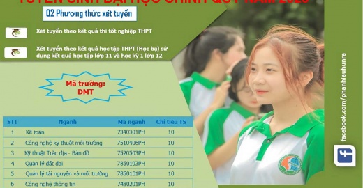 THÔNG BÁO ĐỢT XÉT TUYỂN BỔ SUNG (ĐỢT 2) ĐẠI HỌC CHÍNH QUY NĂM 2023